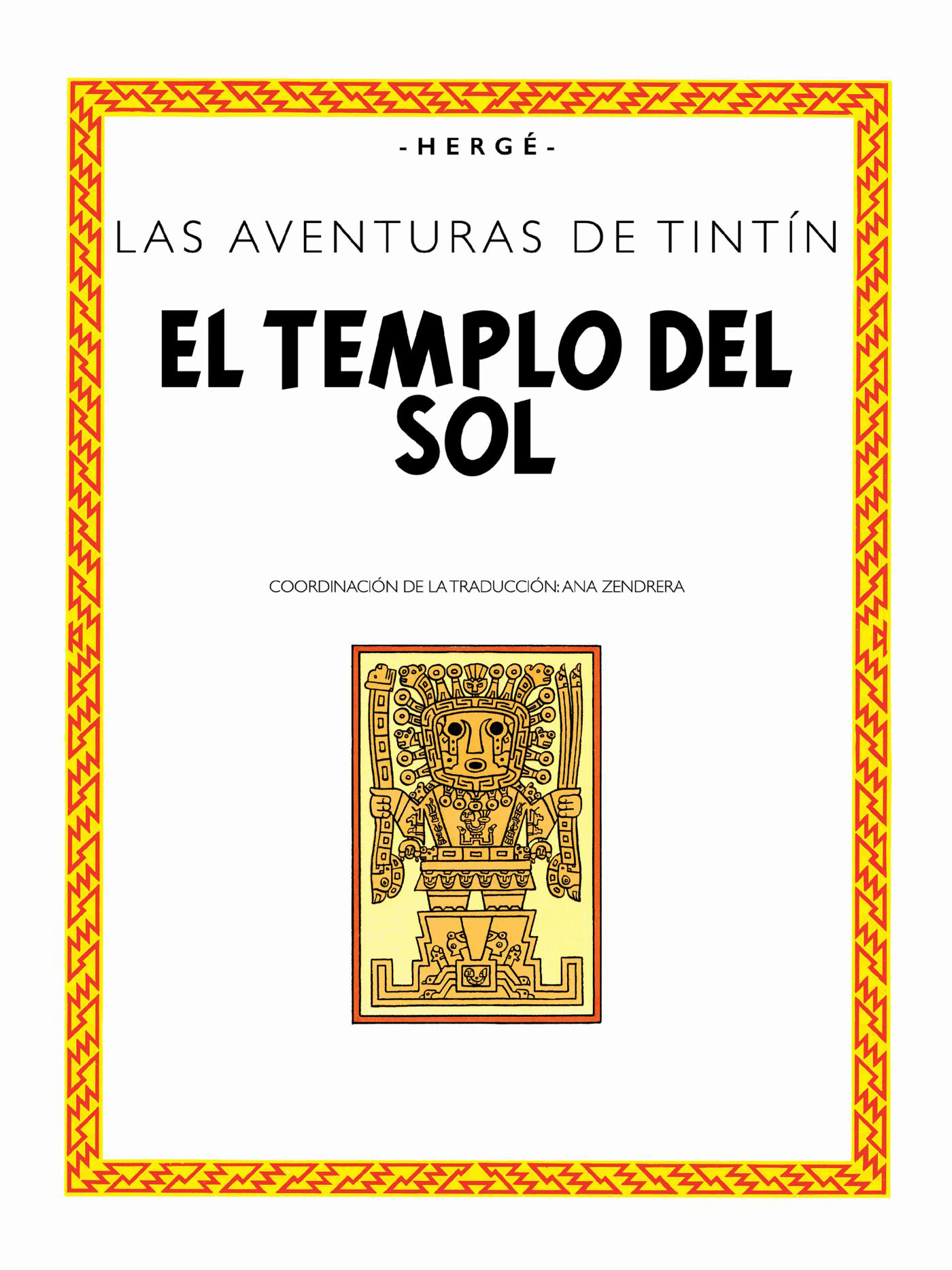 Le Temple du Soleil - page titre